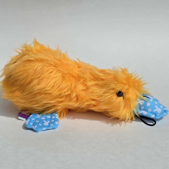 12" Multipet Orange Squeaker Duck NWT - Picture 1 of 3